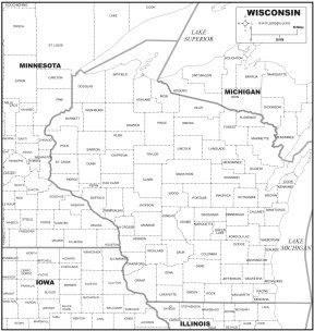 Download WISCONSIN MAP to print